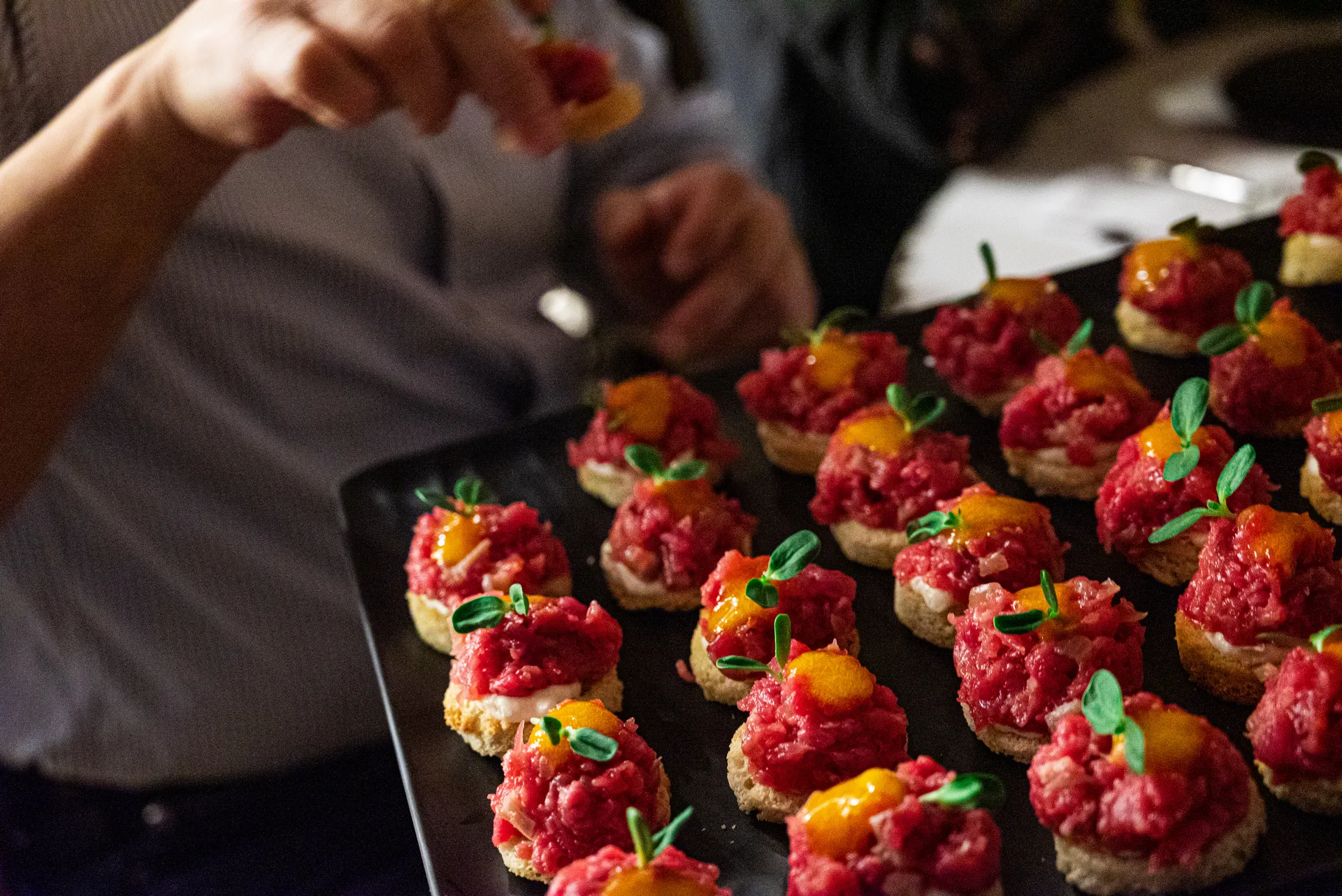 Tartare μοσχάρι Tartare μοσχάρι