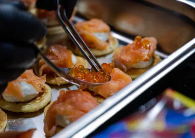 Blini σολομού